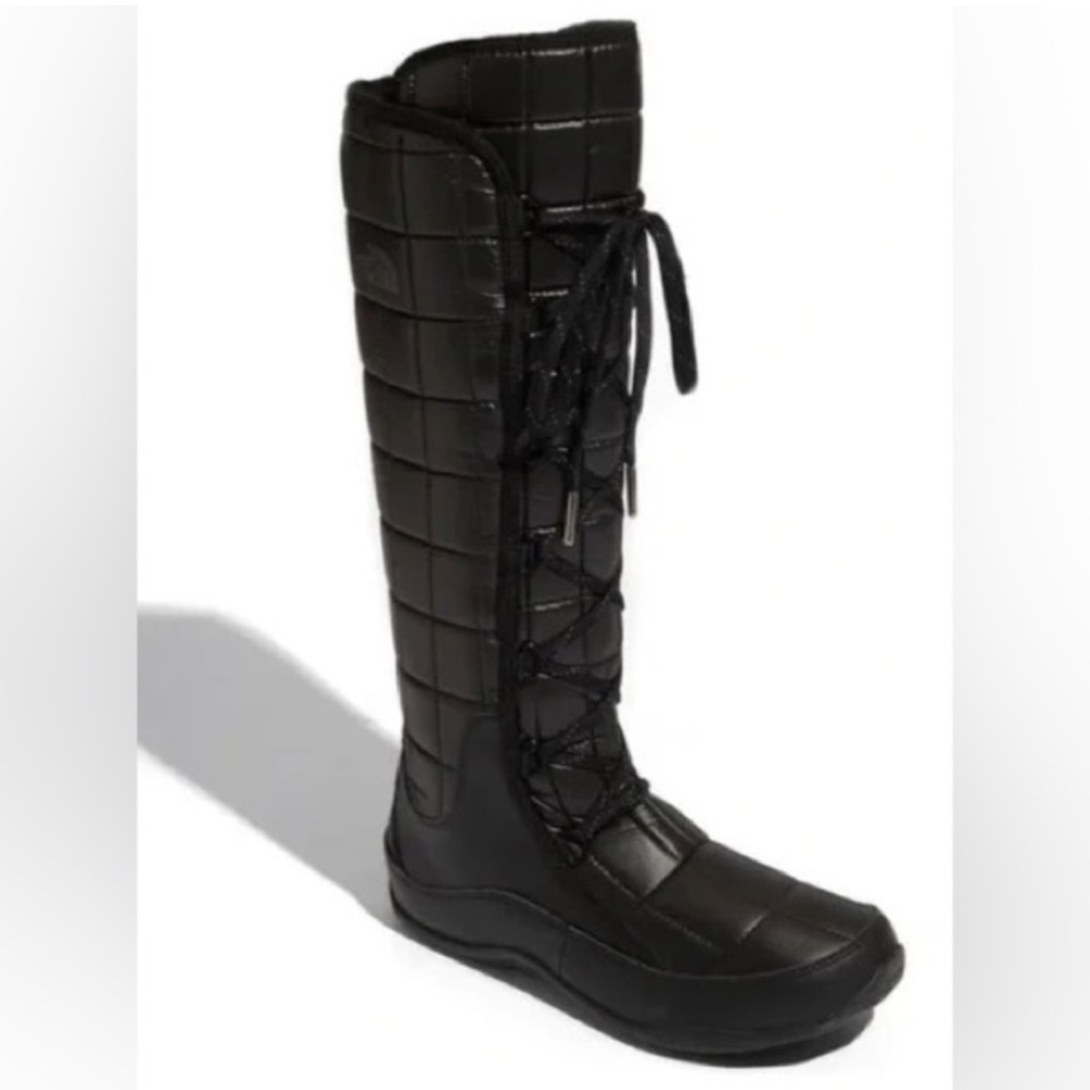 The North Face Svetlana Primaloft Insulated Quilted Winter Boots Black Size 7.5